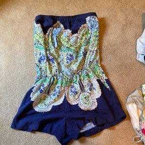 lilly pulitzer romper/cover up